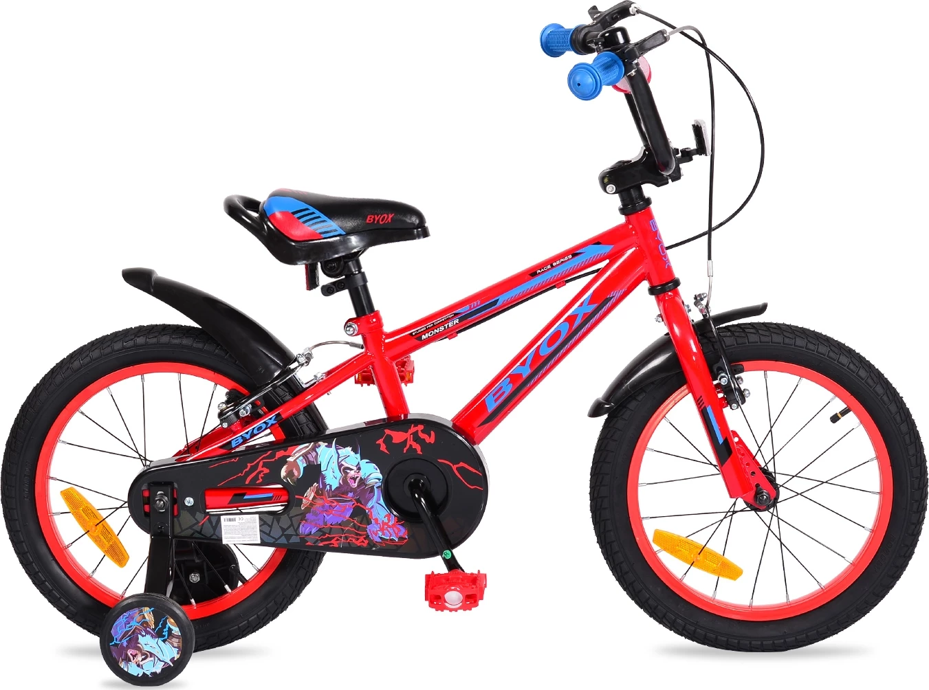 Byox Ποδήλατο Monster 16″ Κόκκινο (104154) 3 Byox Ποδήλατο Monster 16″ Κόκκινο (104154)