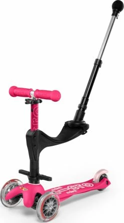 Micro Πατίνι Mini 3 In 1 Deluxe Plus 1-5 Pink (MMD079) -Μαγαζί ποδηλάτων Orient 200485 1