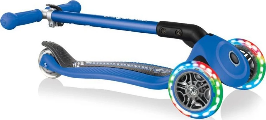 Πατίνι Globber Primo Foldable Fantasy Lights – Racing Blue (434-100) 4 Πατίνι Globber Primo Foldable Fantasy Lights – Racing Blue (434-100) - Image 2
