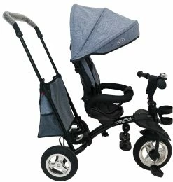 Ποδήλατο Τρίκυκλο Joyful Μπλε-Ραφ Foldable Rubber Tires (B58-YM23) -Μαγαζί ποδηλάτων Orient 200615 1