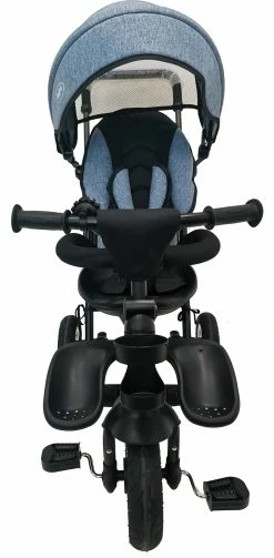 Ποδήλατο Τρίκυκλο Joyful Μπλε-Ραφ Foldable Rubber Tires (B58-YM23) -Μαγαζί ποδηλάτων Orient 200615 2