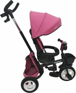 Ποδήλατο Τρίκυκλο Joyful Ροζ Foldable Rubber Tires (B56-YM19) 8 Ποδήλατο Τρίκυκλο Joyful Ροζ Foldable Rubber Tires (B56-YM19) -Μαγαζί ποδηλάτων Orient 200616 1