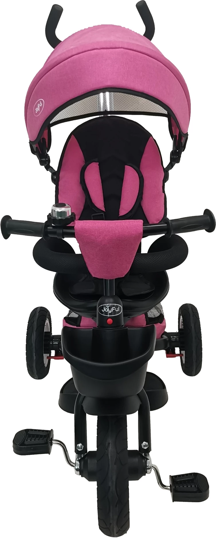 Ποδήλατο Τρίκυκλο Joyful Ροζ Foldable Rubber Tires (B56-YM19) 5 Ποδήλατο Τρίκυκλο Joyful Ροζ Foldable Rubber Tires (B56-YM19) - Image 3