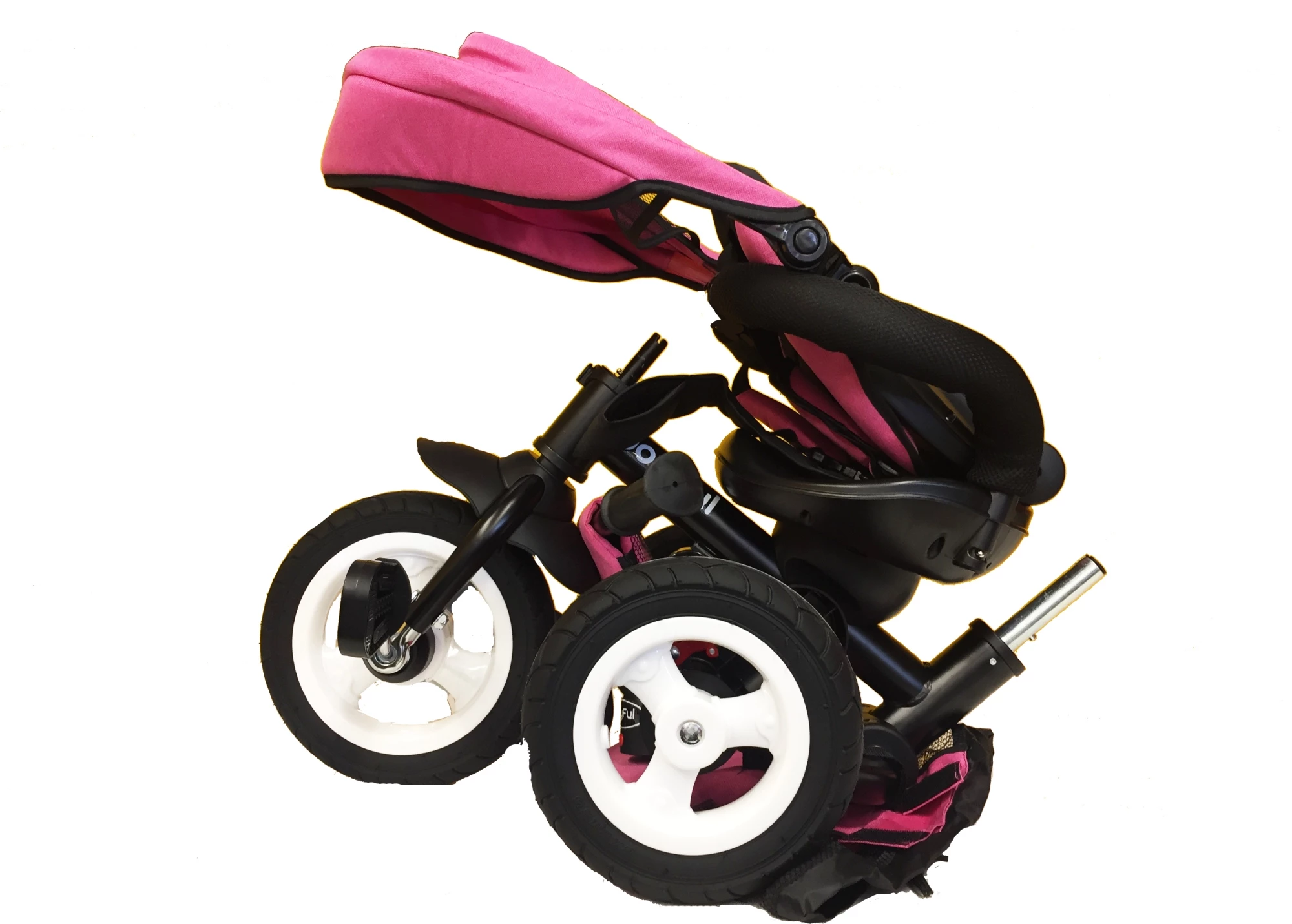 Ποδήλατο Τρίκυκλο Joyful Ροζ Foldable Rubber Tires (B56-YM19) 6 Ποδήλατο Τρίκυκλο Joyful Ροζ Foldable Rubber Tires (B56-YM19) - Image 4