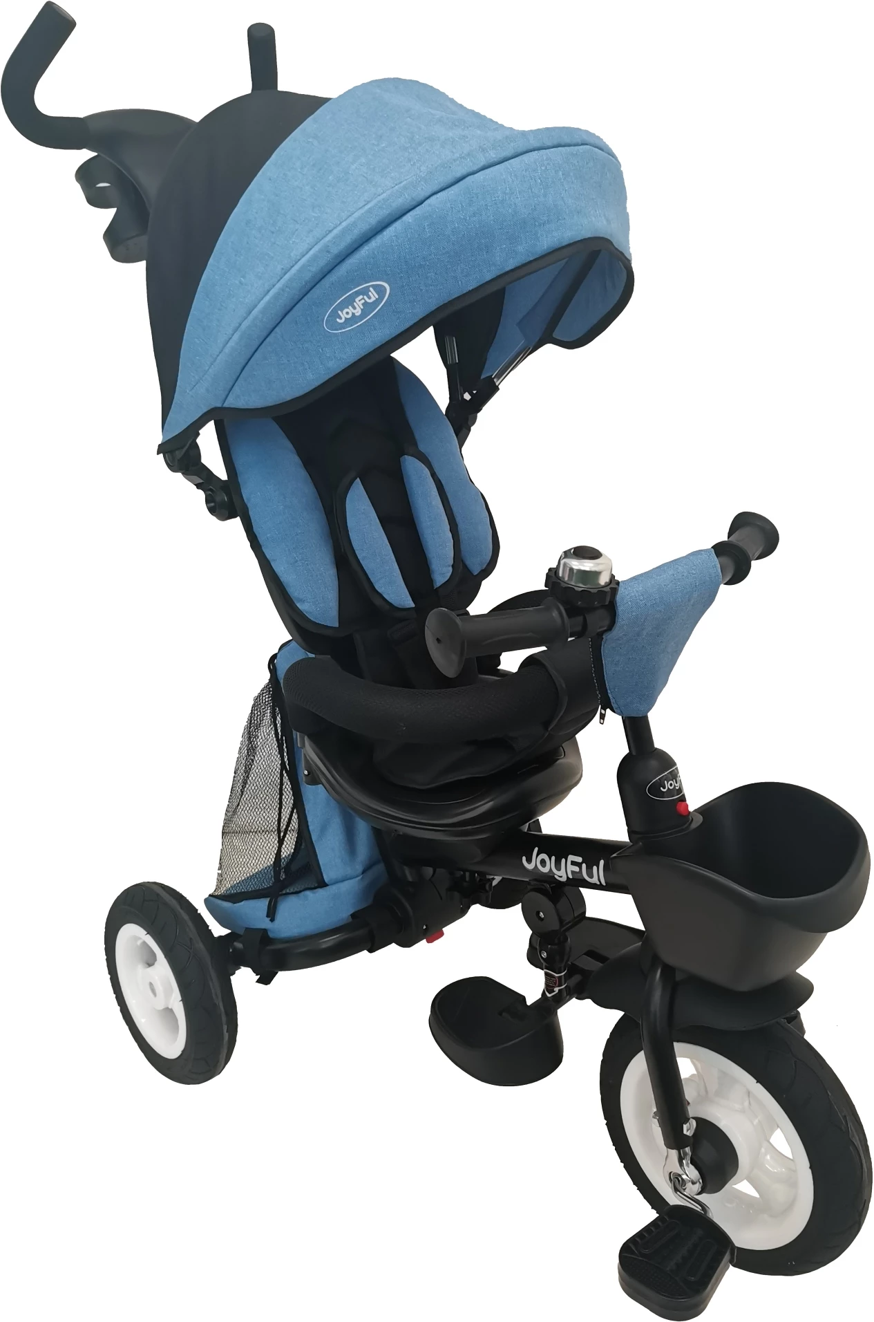 Ποδήλατο Τρίκυκλο Joyful Μπλε Foldable Rubber Tires 9μ+ (B56-YM02) 6 Ποδήλατο Τρίκυκλο Joyful Μπλε Foldable Rubber Tires 9μ+ (B56-YM02) - Image 4