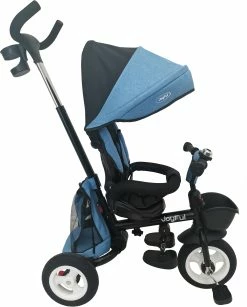 Ποδήλατο Τρίκυκλο Joyful Μπλε Foldable Rubber Tires 9μ+ (B56-YM02) 7 Ποδήλατο Τρίκυκλο Joyful Μπλε Foldable Rubber Tires 9μ+ (B56-YM02) -Μαγαζί ποδηλάτων Orient 200617 1