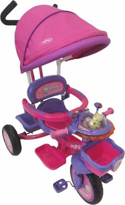 Ποδήλατο Τρίκυκλο Joyful Ροζ Με Φως Και Ήχο 18μ+ (B29-2/E02-A07)