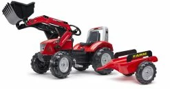 Falk 3-7 3020ΑΜ Τρακτέρ Mc Cormick Backhoe Κόκκινο + Καρότσα (3020AM)