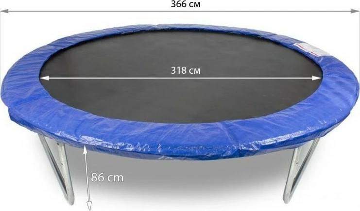 Τραμπολίνο Buba Με Δίχτυ Και Σκάλα 366 εκ. (021884) 4 Τραμπολίνο Buba Με Δίχτυ Και Σκάλα 366 εκ. (021884) - Image 2