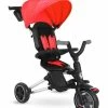 QPlay Ποδήλατο Τρίκυκλο Q Play Nova Eva 3 In 1 Red Deluxe Αναδιπλούμενο Με Τέντα Και Υποπόδιο (01-1212042-04)