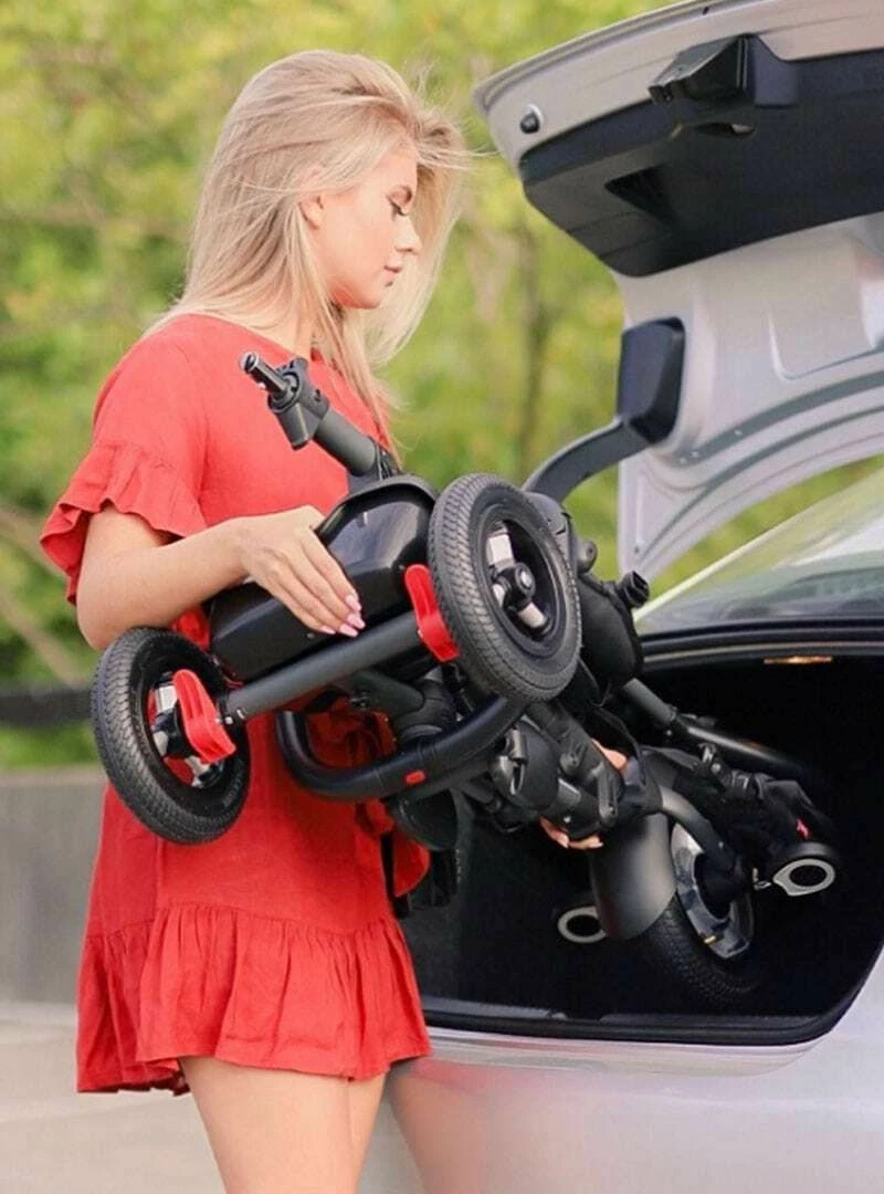 QPlay Ποδήλατο Τρίκυκλο Q Play Air 3 In 1 Red Deluxe Αναδιπλούμενο Με Τέντα, Καλάθι, Υποπόδιο (01-1212040-02) 4 QPlay Ποδήλατο Τρίκυκλο Q Play Air 3 In 1 Red Deluxe Αναδιπλούμενο Με Τέντα, Καλάθι, Υποπόδιο (01-1212040-02) - Image 2