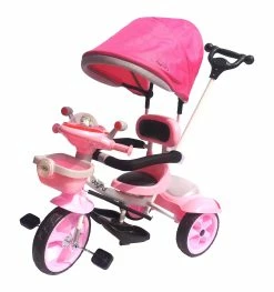 Ποδήλατο Τρίκυκλο Joyful 3 Σε 1 Με Μπάρα Προστασίας Ροζ (971S Α-06) -Μαγαζί ποδηλάτων Orient 210741 1