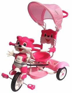 Joyful Παιδικό Τρίκυκλο Ποδήλατο Ροζ Σκυλάκι Με Τεντα Και Καλαθι (709-2 A-03/A-06) 9 Joyful Παιδικό Τρίκυκλο Ποδήλατο Ροζ Σκυλάκι Με Τεντα Και Καλαθι (709-2 A-03/A-06) -Μαγαζί ποδηλάτων Orient 210742 1