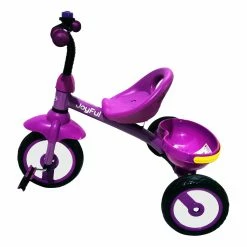 Ποδήλατο Τρίκυκλο Joyful Μωβ Με Καλάθι Και Κόρνα (704EVA E-02) -Μαγαζί ποδηλάτων Orient 210743 1