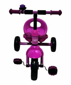 Ποδήλατο Τρίκυκλο Joyful Μωβ Με Καλάθι Και Κόρνα (704EVA E-02) -Μαγαζί ποδηλάτων Orient 210743 2