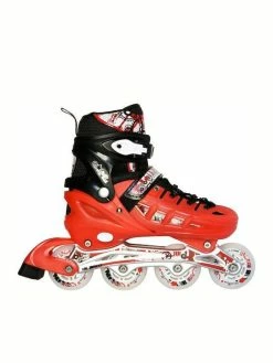 Athlopaidia Πατίνι Αυξομειούμενο 31-34 Κόκκινο (002.10305/K/31)