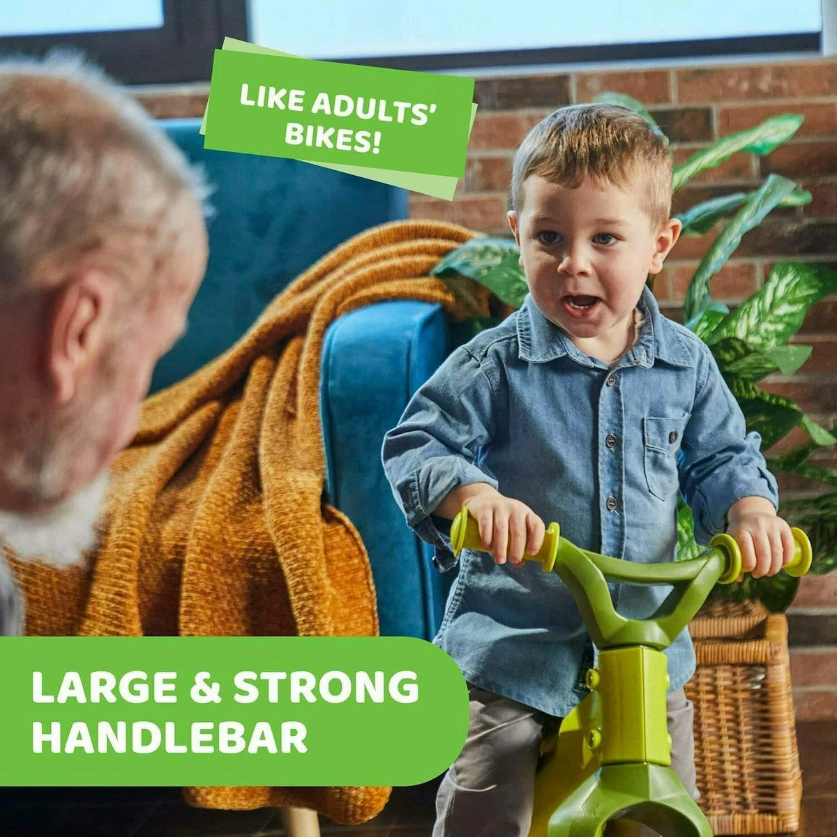 Chicco Ποδήλατο Ισορροπίας Eco Green Hopper (11055-00) 5 Chicco Ποδήλατο Ισορροπίας Eco Green Hopper (11055-00) - Image 3