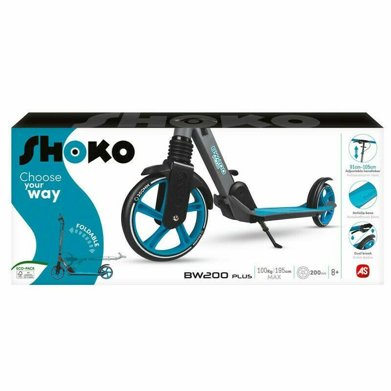 AS το καλό παιχνίδι Πατίνι Scooter Shoko BW 200 Plus Μπλέ (5004-50511) 6 AS το καλό παιχνίδι Πατίνι Scooter Shoko BW 200 Plus Μπλέ (5004-50511) - Image 4