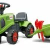 Falk Παιδικό Τρακτέρ Claas 212C Πράσινο και Καρότσα (212C)