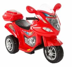 MG Toys Μπαταριοκίνητη Μηχανή Mini Motorcycle 6 Volt Κόκκινη για Παιδιά (412177) -Μαγαζί ποδηλάτων Orient 412177 1