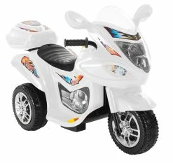 MG Toys Μπαταριοκίνητη Μηχανή Mini Motorcycle 6 Volt Άσπρη για Παιδιά (412187) -Μαγαζί ποδηλάτων Orient 412187 1