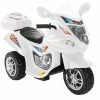 MG Toys Μπαταριοκίνητη Μηχανή Mini Motorcycle 6 Volt Άσπρη για Παιδιά (412187) -Μαγαζί ποδηλάτων Orient 412187