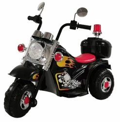 MG Toys Μπαταριοκίνητη Μηχανή 6V Μαύρη Για Παιδιά (412220) -Μαγαζί ποδηλάτων Orient 412220 1