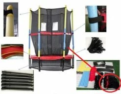 Διχτυ Ασφαλειας Μαυρο Για Τραμπολινο Tx-B7105D-54′ (SAFETY NET) -Μαγαζί ποδηλάτων Orient 668909 3
