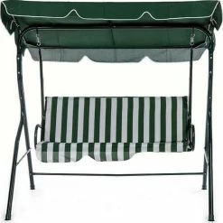 Κουνια Μεταλλικη Τριθεσια 170X110X153 Εκ. (SWING-3)