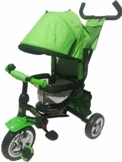 MG Toys Παιδικο Τρικυκλο Ποδηλατο Luxury Colour Λαχανι Με Μαυρο (680653)