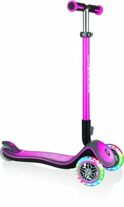 Πατινι Globber Elite Deluxe Lights Deep Pink (444-410)