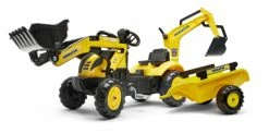 Falk 2076N Komatsu Φορτωτής+Εκσκαφέας Με Καρότσα Κίτρινο (2-5 Ετών) (2076N) -Μαγαζί ποδηλάτων Orient 687708 1