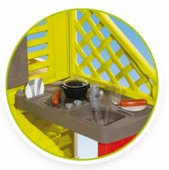 Smoby Σπίτι Nature Playhouse With Kitchen (810713) -Μαγαζί ποδηλάτων Orient 688023 3