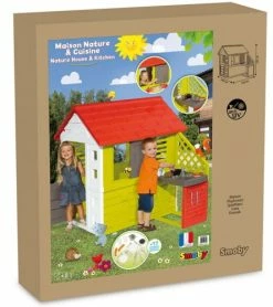 Smoby Σπίτι Nature Playhouse With Kitchen (810713) -Μαγαζί ποδηλάτων Orient 688023 6