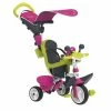 Παιδκό Ποδήλατο Τρίκυκλο Smoby Baby Driver Comfort PINK (741201) -Μαγαζί ποδηλάτων Orient 688041