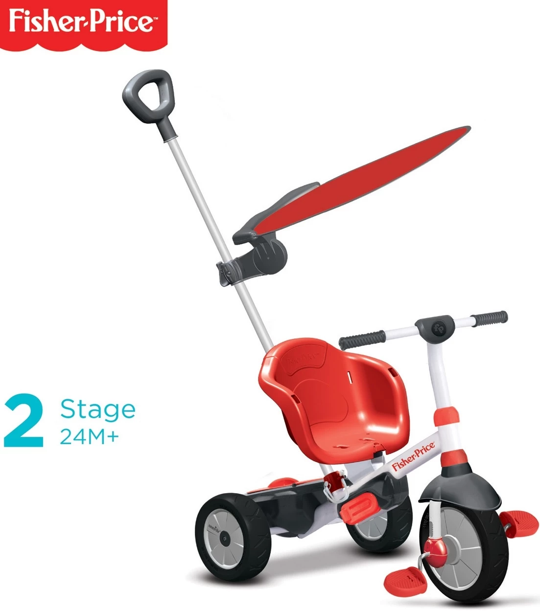 Smartrike Fisher Price Charm Plus Ποδήλατο Τρίκυκλο Κόκκινο Μπαστούνι-Μπάρα Προστασίας (3250533) 5 Smartrike Fisher Price Charm Plus Ποδήλατο Τρίκυκλο Κόκκινο Μπαστούνι-Μπάρα Προστασίας (3250533) - Image 3