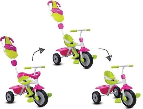 Smartrike Play Plus Ποδήλατο Τρίκυκλο Ροζ Μπαστούνι-Μπάρα Προστασίας (1470200) 4 Smartrike Play Plus Ποδήλατο Τρίκυκλο Ροζ Μπαστούνι-Μπάρα Προστασίας (1470200) - Image 2
