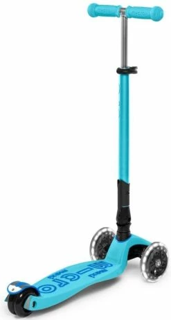 Micro Πατίνι Maxi Deluxe Foldable Led Bright Blue (MMD092) -Μαγαζί ποδηλάτων Orient 691689 2