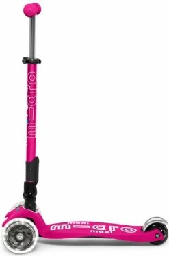 Micro Πατίνι Maxi Deluxe Foldable Led Shoking Pink (MMD096) -Μαγαζί ποδηλάτων Orient 691691 1