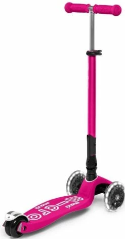 Micro Πατίνι Maxi Deluxe Foldable Led Shoking Pink (MMD096) -Μαγαζί ποδηλάτων Orient 691691 2
