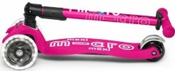 Micro Πατίνι Maxi Deluxe Foldable Led Shoking Pink (MMD096) -Μαγαζί ποδηλάτων Orient 691691 4