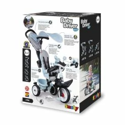 Ποδήλατο Τρίκυκλο Smoby Baby Driver Plus Blue (741500) -Μαγαζί ποδηλάτων Orient 698839 2