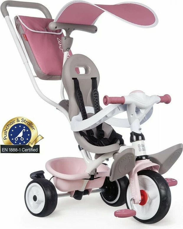 Ποδήλατο Τρίκυκλο Smoby Baby Balade Plus Pink (741401) 7 Ποδήλατο Τρίκυκλο Smoby Baby Balade Plus Pink (741401) - Image 5