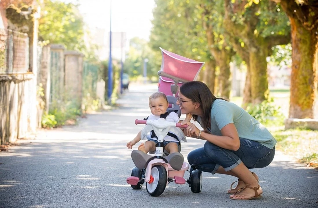 Ποδήλατο Τρίκυκλο Smoby Baby Balade Plus Pink (741401) 5 Ποδήλατο Τρίκυκλο Smoby Baby Balade Plus Pink (741401) - Image 3
