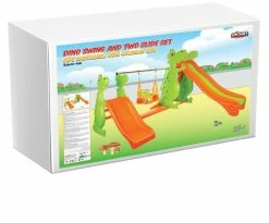 Pilsan Κέντρο Δραστηριοτήτων Big Dino Με 2 Τσουλήθρες Και Κούνια (07-960) -Μαγαζί ποδηλάτων Orient 699874 1