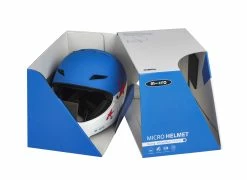 Κράνος Micro Racing Λευκό / Μπλε Small (48-54cm) 19 Κράνος Micro Racing Λευκό / Μπλε Small (48-54cm) -Μαγαζί ποδηλάτων Orient fnf large micro racing helmet white blue 1