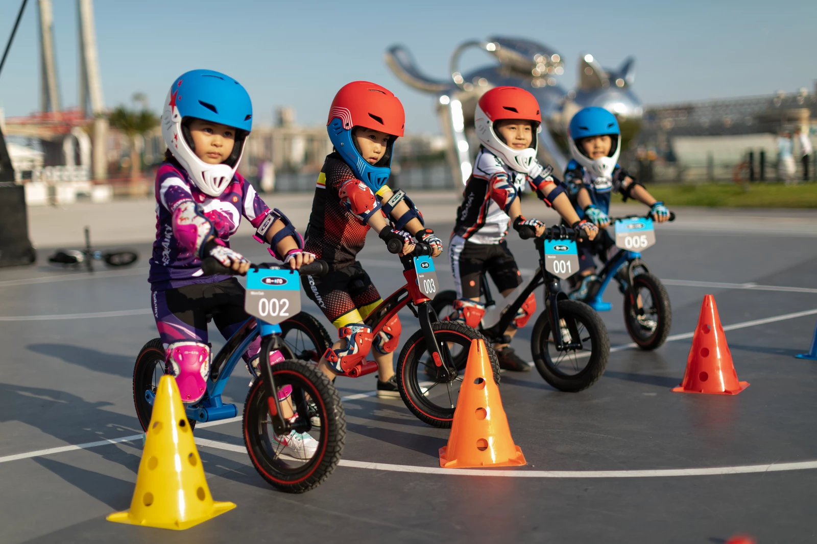 Κράνος Micro Racing Λευκό / Μπλε Small (48-54cm) 5 Κράνος Micro Racing Λευκό / Μπλε Small (48-54cm) - Image 3